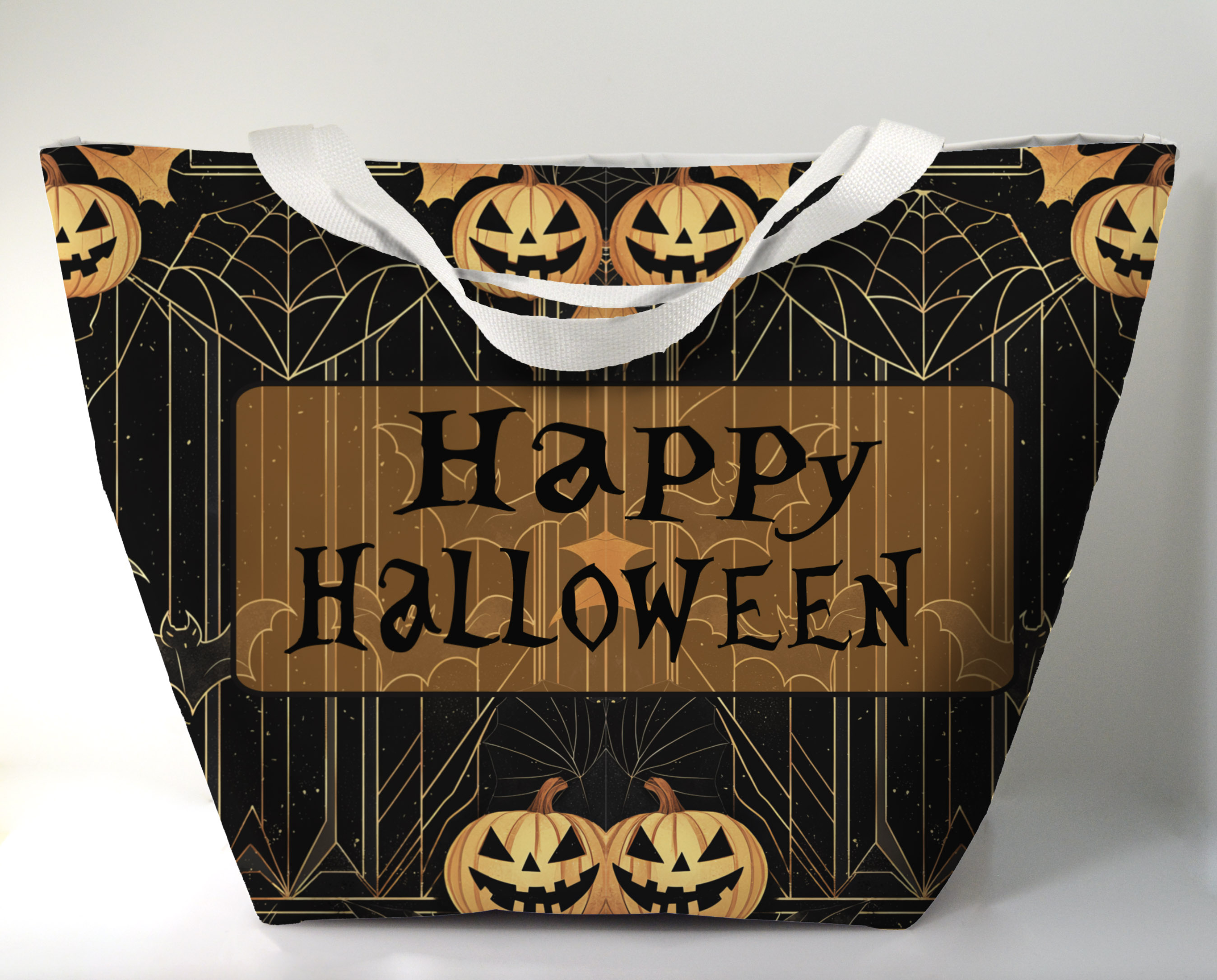 It's Hip To Be Square Tote - Happy Halloween